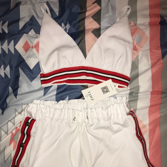 Bra Two Piece Shorts Tracksuit - Picture 5 of 5